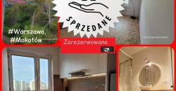 Gotowe do zamieszkania 2 pokoje na Mokotowie