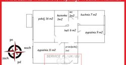 Stegny Południowe 3 pokoje z kominkiem!