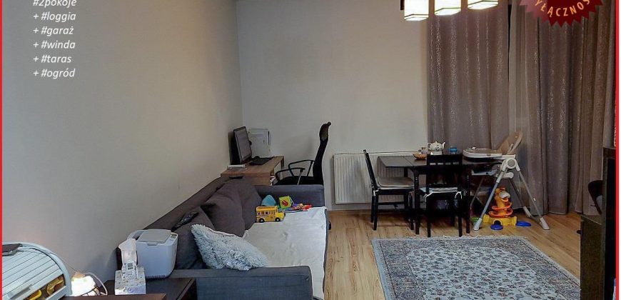 Pruszków 2pokoje loggia garaż taras ogród