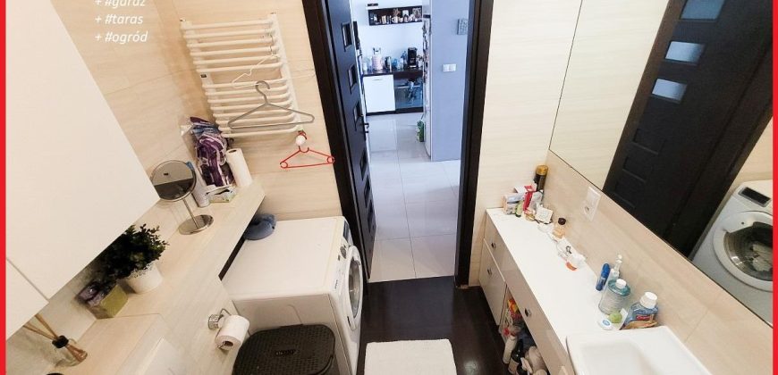 Pruszków 2pokoje loggia garaż taras ogród