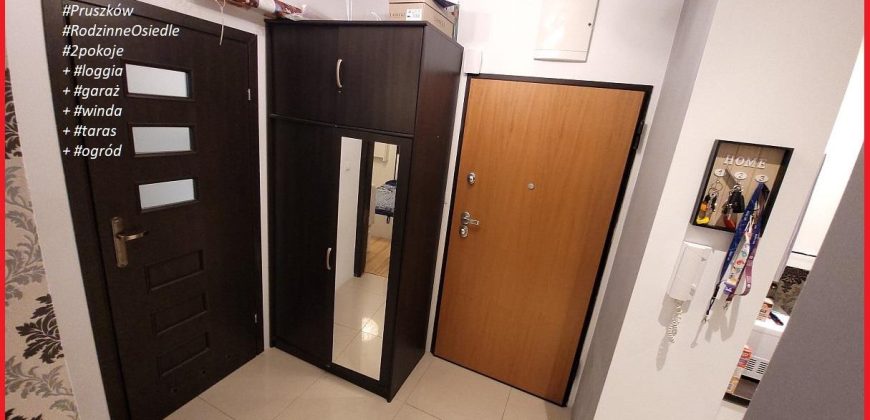 Pruszków 2pokoje loggia garaż taras ogród