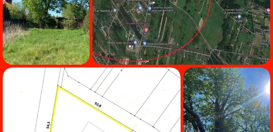 Piękna działka z MPZP w okolicy Konstancina