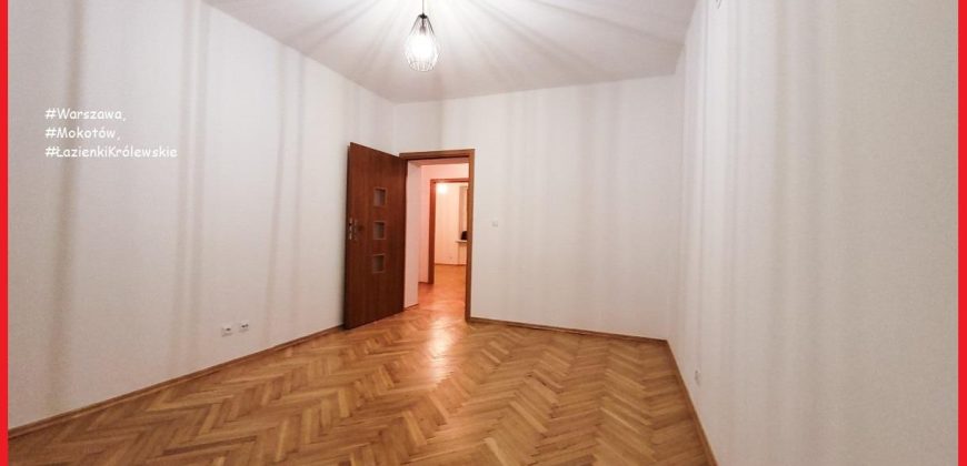Dwa pokoje na Mokotowie – wolne do wejścia!