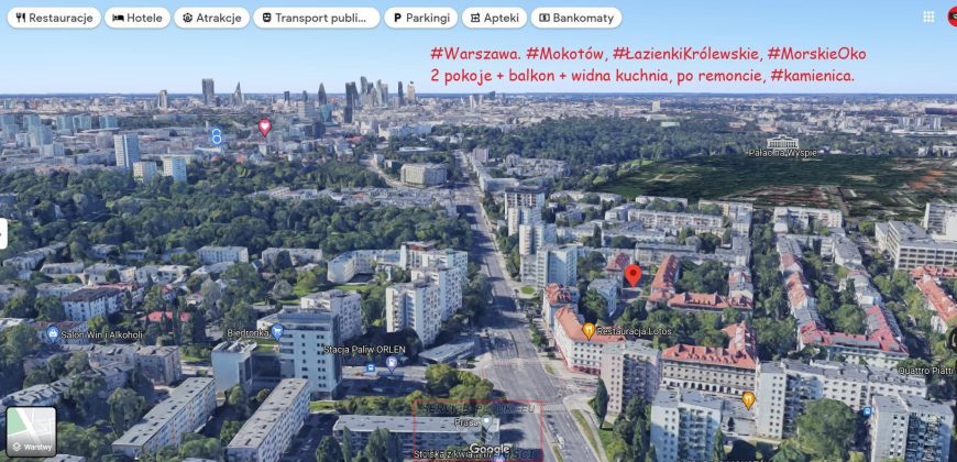 Dwa pokoje na Mokotowie – wolne do wejścia!