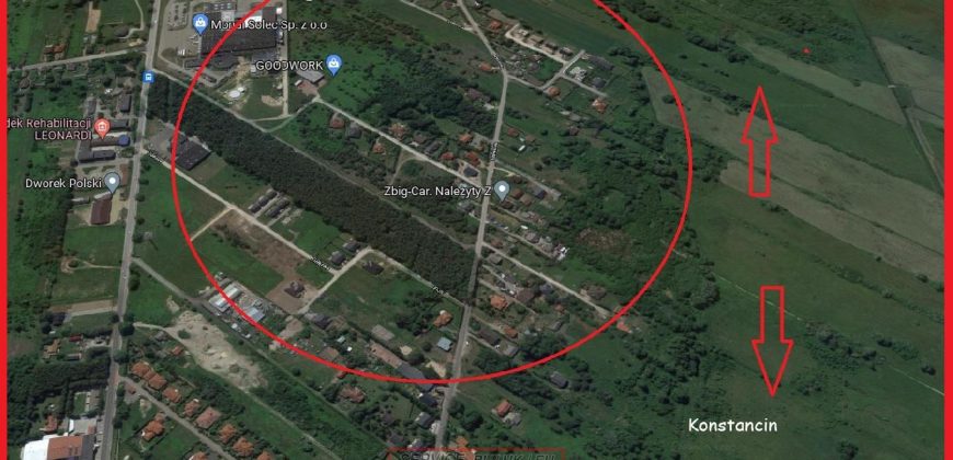 ładna działka/Park Chojnowski/Konstancin/Góra Kalwaria