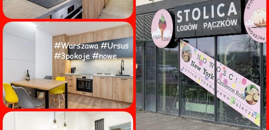 Ursus świetnie wykończone 3 pokoje w dobrej cenie!