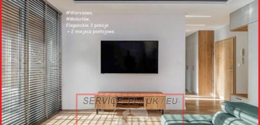 Idealne, nowoczesne , nowe, wyposażone *Mokotów*