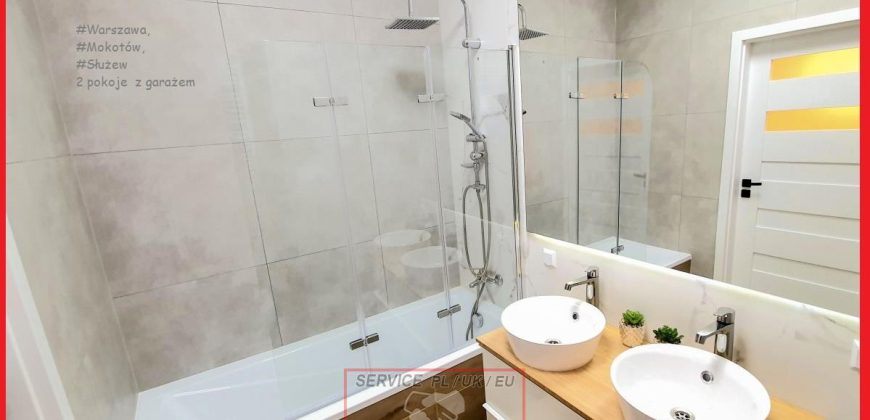 Ładnie wykończone dwa pokoje z garażem -#Mokotów