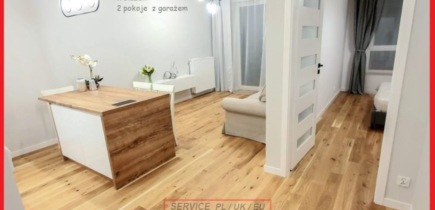 Ładnie wykończone dwa pokoje z garażem -#Mokotów