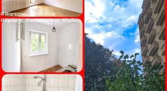 Mokotów – dwa osobne pokoje+kuchnia+balkon
