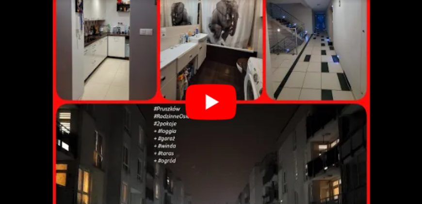 Pruszków 2pokoje loggia garaż taras ogród