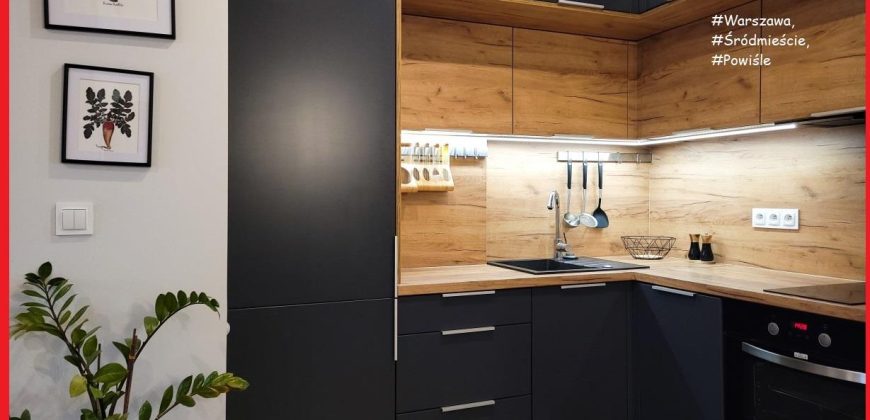 Eleganckie 2 pokoje z loggią na Powiślu – WOLNE !