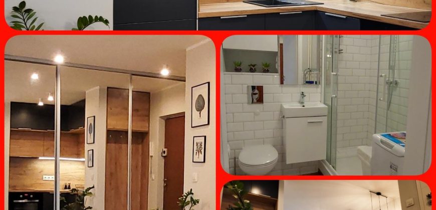 Eleganckie 2 pokoje z loggią na Powiślu – WOLNE !